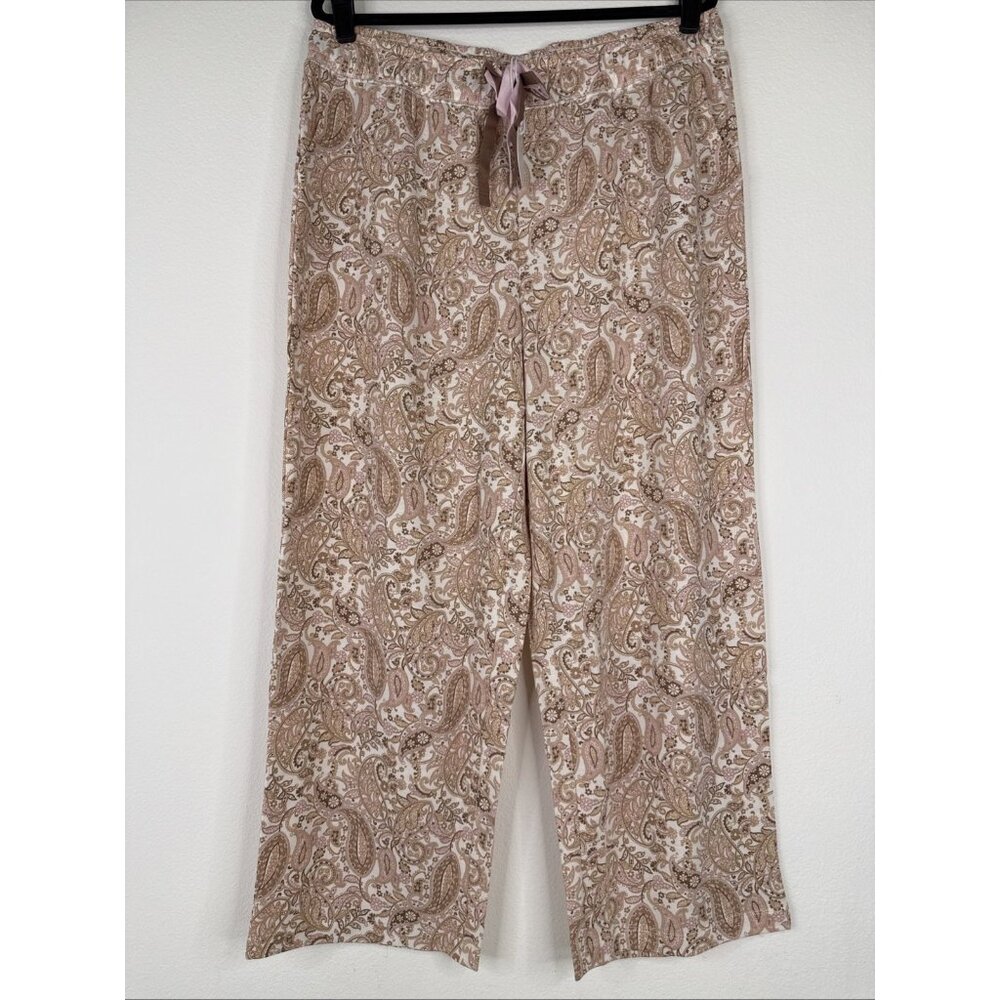 Lacey Chabert Double Drawstring Printed Pants Siz… - image 1